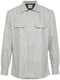 camisa de lana con efecto jaspeado